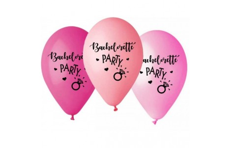 Μπαλόνι 12” Latex \'Bachelorette Party\' (3 χρώματα) 1 τμχ