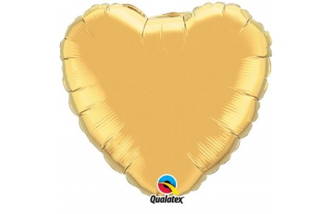 Καρδιά metallic gold 18” (46 cm)