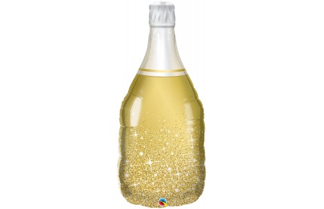 Μπαλόνι Φοιλ Σχήμα Golden Bubbly Wine Bottle 39 ύψος / 99 εκ