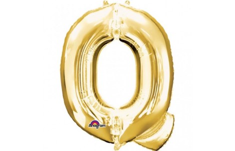 Μπαλόνι Φοιλ  Γράμμα Q Χρυσό (60εκ Χ 81εκ)