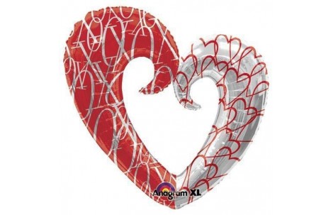 Μπαλόνι Foil 32” x 30” Καρδιά (81 x 76 cm)