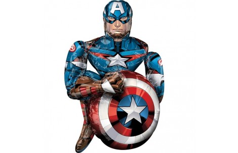 Μπαλόνι Airwalker Captain America / 86 x 99 cm