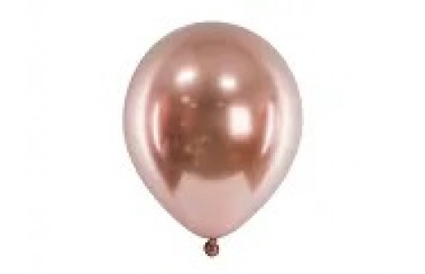 Μπαλόνι Latex Glossy Ροζ Χρυσό (18in-46cm)