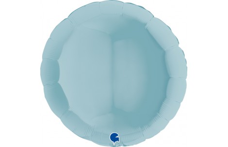 Μπαλόνι Foil Στρογγυλό γαλάζιο παστέλ (36in-91cm)