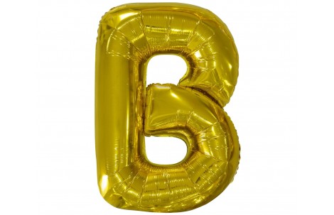 Μπαλόνι Foil Γράμμα B Χρυσό (34in - 86cm)