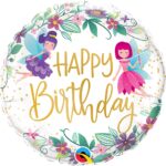 Μπαλόνι Foil Happy Birthday Fairies