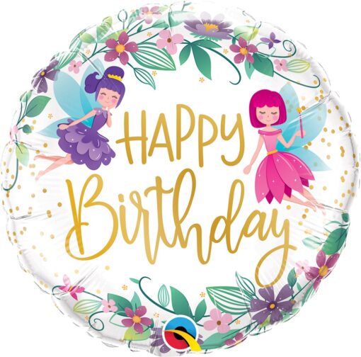 Μπαλόνι Foil Happy Birthday Fairies