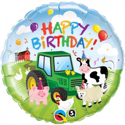 Μπαλόνι Foil Happy Birthday Barnyard