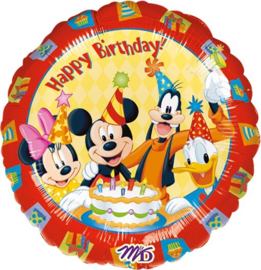 Μπαλόνι Foil Happy Birthday Mickey Mouse & Friends