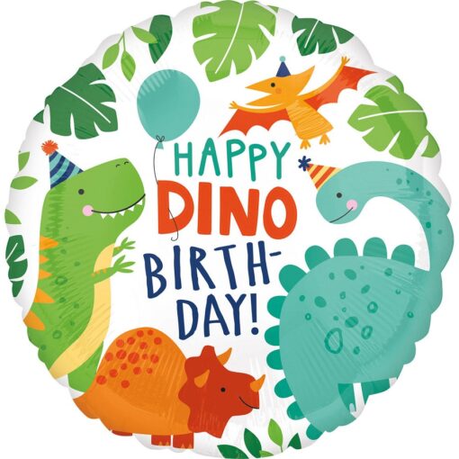 Μπαλόνι Foil Happy DINO Birthday