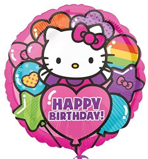 Μπαλόνι Foil Happy Birthday Hello Kitty