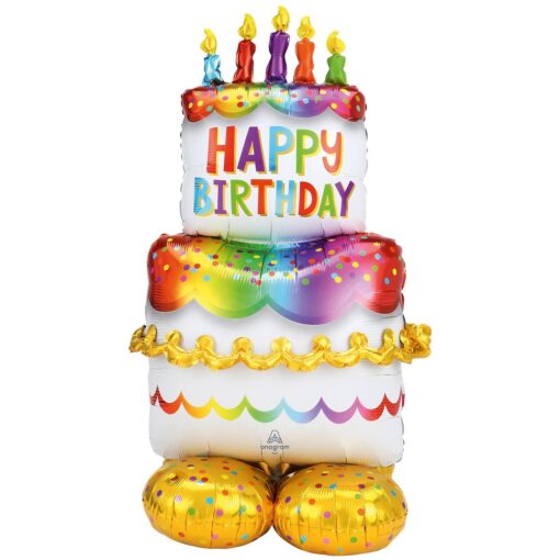 Μπαλόνι Foil AirLoonz Birthday Cake