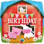 Μπαλόνι Foil Happy Birthday Little Barn