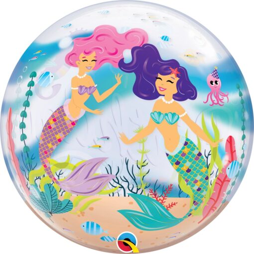 Μπαλόνι Bubble Happy Birthday Mermaid