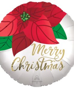 FOIL MERRY CHRISTMAS SATIN