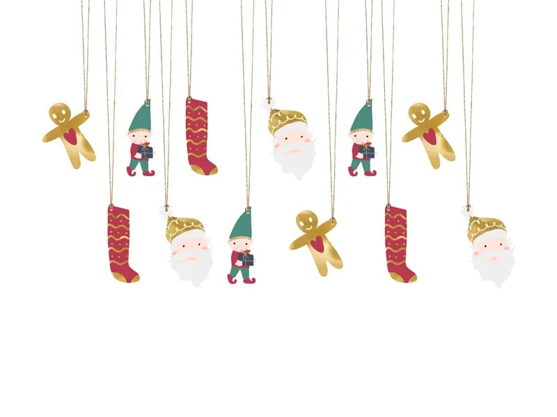 GIFT TAGS SANTA GIFT TAGS SANTA