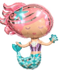 Shimmering-Mermaid-Shape-Foil-Balloon