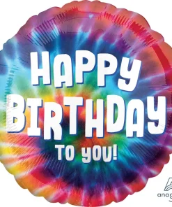 TIE DYE HAPPY BIRTHDAY