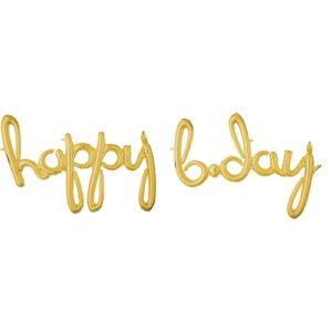 happy bday gold