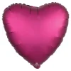 satin luxe heart balloon
