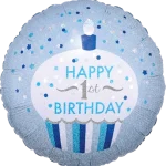 Μπαλόνι 1st Birthday Cupcake (45cm)