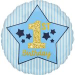 Μπαλόνι Foil 1st Birthday (43cm)