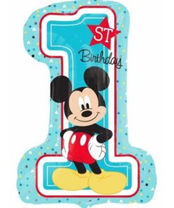Μπαλόνι Foil Mickey Mouse 1st Birthday