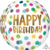 Μπαλόνι Happy Birthday Orbz (15inx16in)