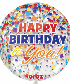 Μπαλόνι Orbz Happy Birthday