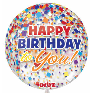 Μπαλόνι Orbz Happy Birthday