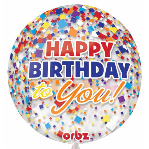 Μπαλόνι Orbz Happy Birthday