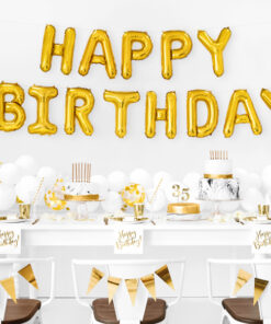 Μπαλόνι χρύσο Happy bday