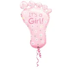 Μπαλόνι Foil Super Shape Foot It’s a Girl