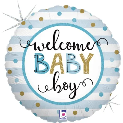 Μπαλόνι Foil Welcome Baby Boy
