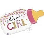 Μπαλόνι Foil It's a Girl Baby Bottle