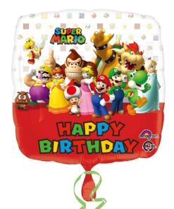 FOIL HAPPY BIRTHDAY SUPER MARIO