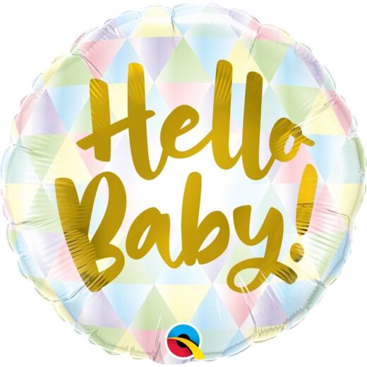 FOIL HELLO BABY 1