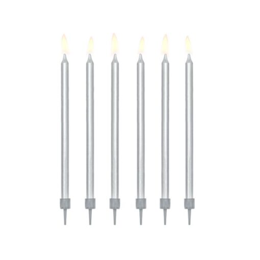CANDLES SILVER 2