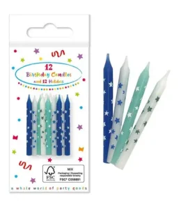 CANDLES WITH STARS