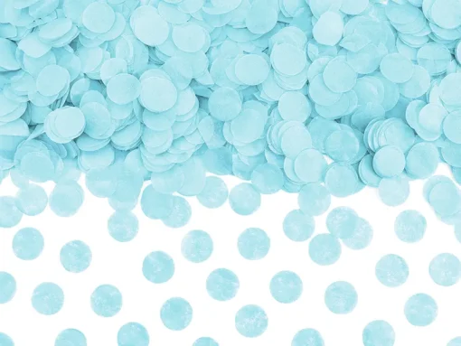 Confetti Circles Light Sky-Blue