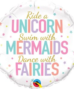 FOIL UNICORN MERMAIDS