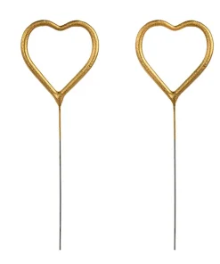 SPARKLERS GOLD HEART