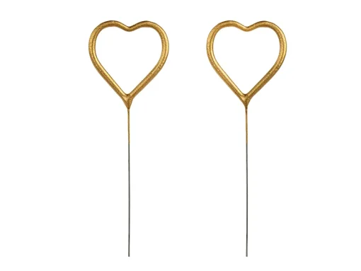 SPARKLERS GOLD HEART