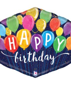 FOIL HAPPY BIRTHDAY BALLOONS