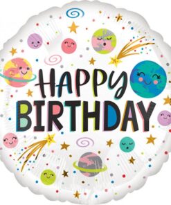 FOIL HAPPY BIRTHDAY PLANITES