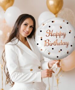 FOIL HAPPY BIRTHDAY ROSEGOLD 1