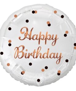 FOIL HAPPY BIRTHDAY ROSEGOLD