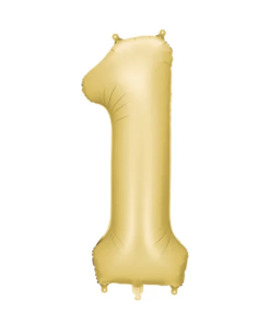 Μπαλόνια Foil Gold Αριθμοί