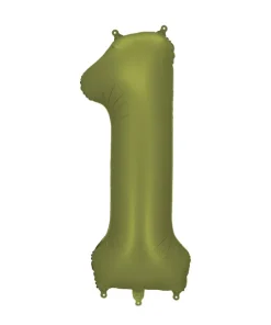 Μπαλόνια Foil Olive Αριθμοί