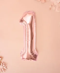 Foil Μπαλόνι Rose Gold Νούμερο ‘1’, 35cm2